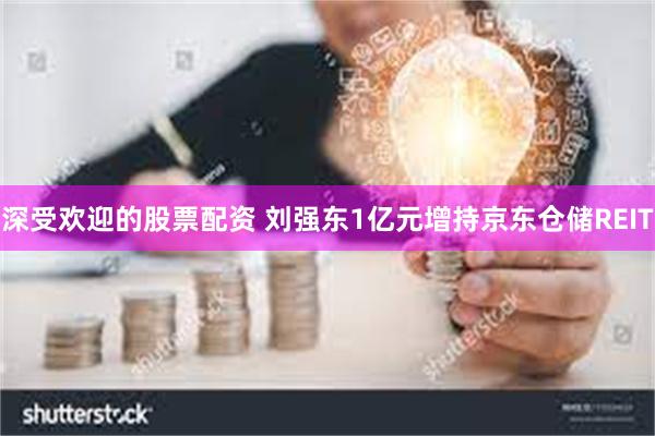 深受欢迎的股票配资 刘强东1亿元增持京东仓储REIT