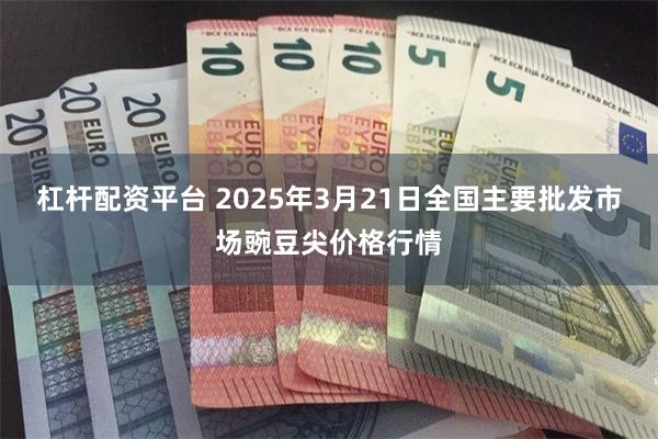 杠杆配资平台 2025年3月21日全国主要批发市场豌豆尖价格行情